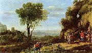 Claude Lorrain Landscape with David at the Cave of Adullam France oil painting artist